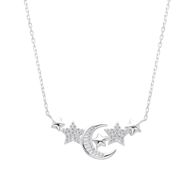 Gargantilla de Luna y Estrellas