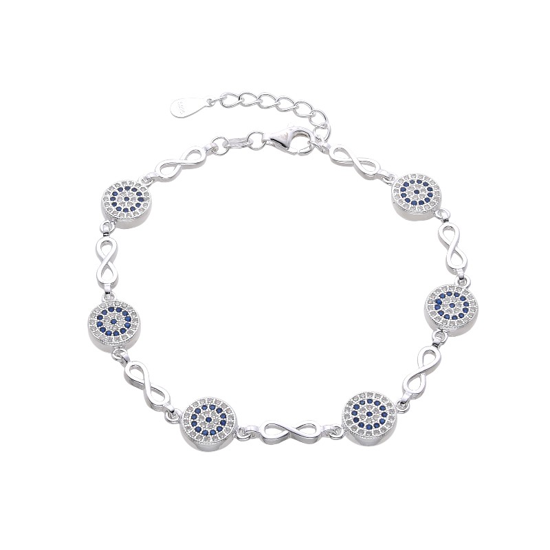 Pulsera de Infinitos y Ojos Turco