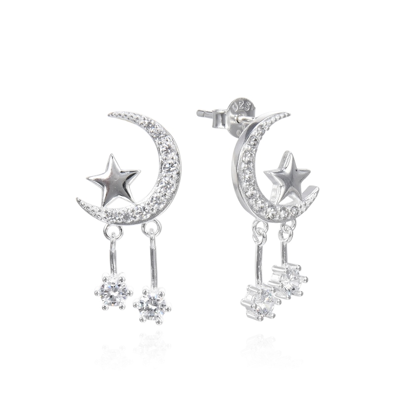 Zarcillos de Luna y Estrella